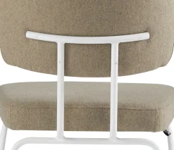 Eetkamerstoelen Zonder Armleuning-Eijerkamp Collectie Tom Onderstel Wit Eetkamerstoelen Stone