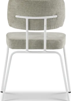 Eetkamerstoelen Zonder Armleuning-Eijerkamp Collectie Tom Onderstel Wit Eetkamerstoel Multigrey