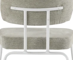 Eetkamerstoelen Zonder Armleuning-Eijerkamp Collectie Tom Onderstel Wit Eetkamerstoel Multigrey