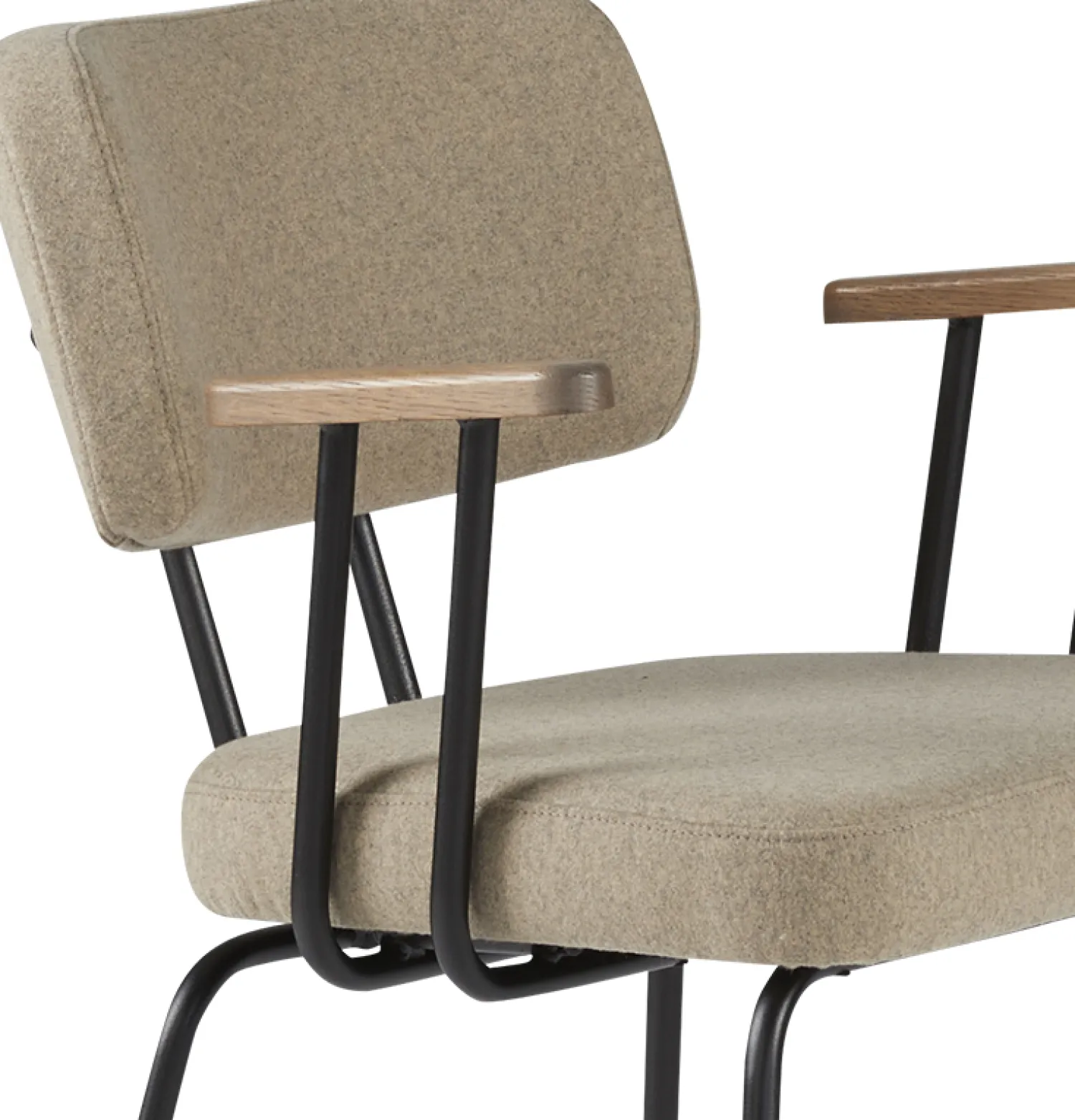 Eetkamerstoelen Met Armleuning-Eijerkamp Collectie Tom Onderstel Zwart Armstoel Stone, Tabacco