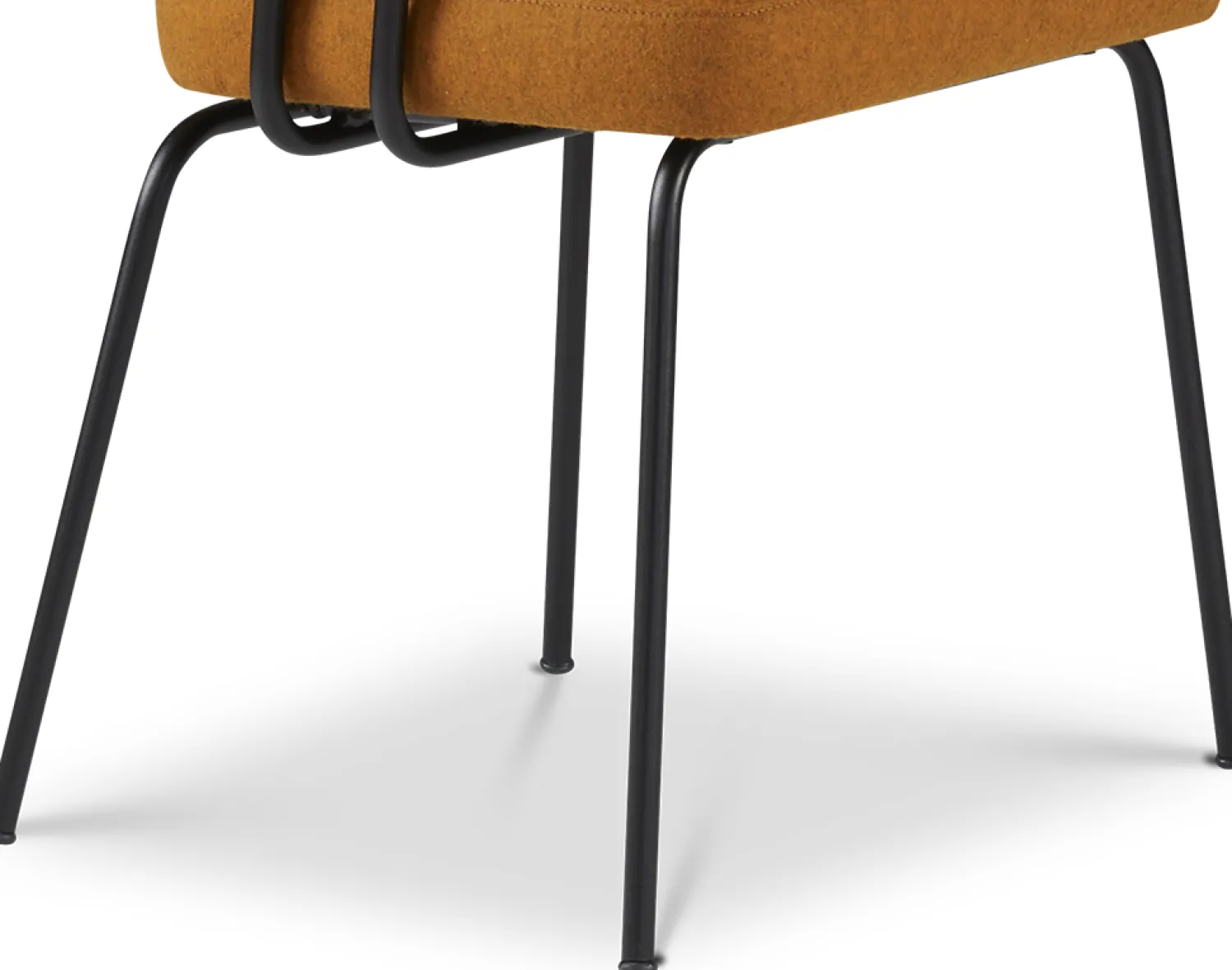 Eetkamerstoelen Met Armleuning-Eijerkamp Collectie Tom Onderstel Zwart Armstoel Marroc, Tabacco