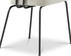 Eetkamerstoelen Met Armleuning-Eijerkamp Collectie Tom Onderstel Zwart Armstoel Multigrey, Antracite