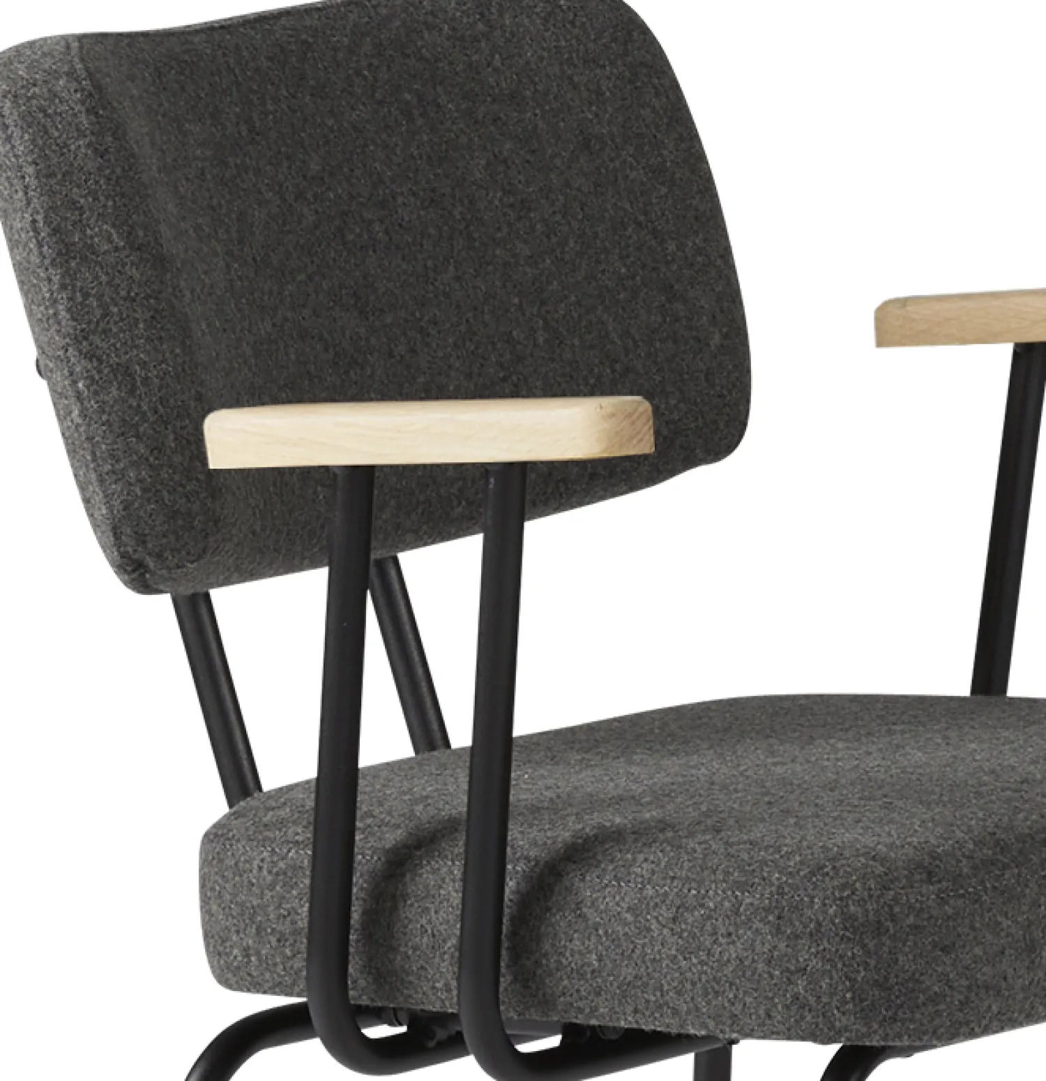 Eetkamerstoelen Met Armleuning-Eijerkamp Collectie Tom Onderstel Zwart Armstoel Antracite, Groove
