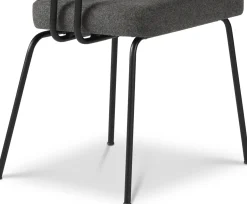 Eetkamerstoelen Met Armleuning-Eijerkamp Collectie Tom Onderstel Zwart Armstoel Antracite, Groove