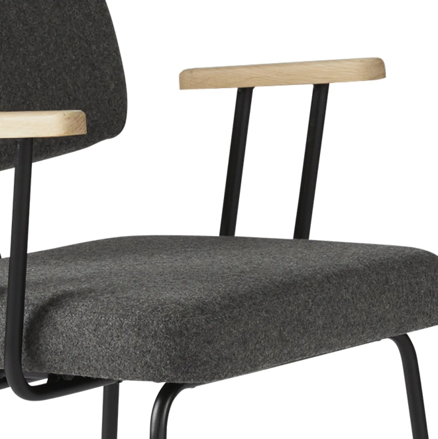 Eetkamerstoelen Met Armleuning-Eijerkamp Collectie Tom Onderstel Zwart Armstoel Antracite, Groove