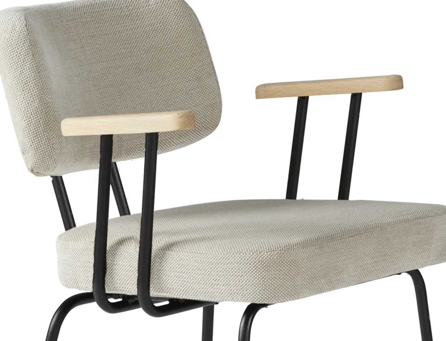 Eetkamerstoelen Met Armleuning-Eijerkamp Collectie Tom Onderstel Zwart Armstoel Natural, Groove