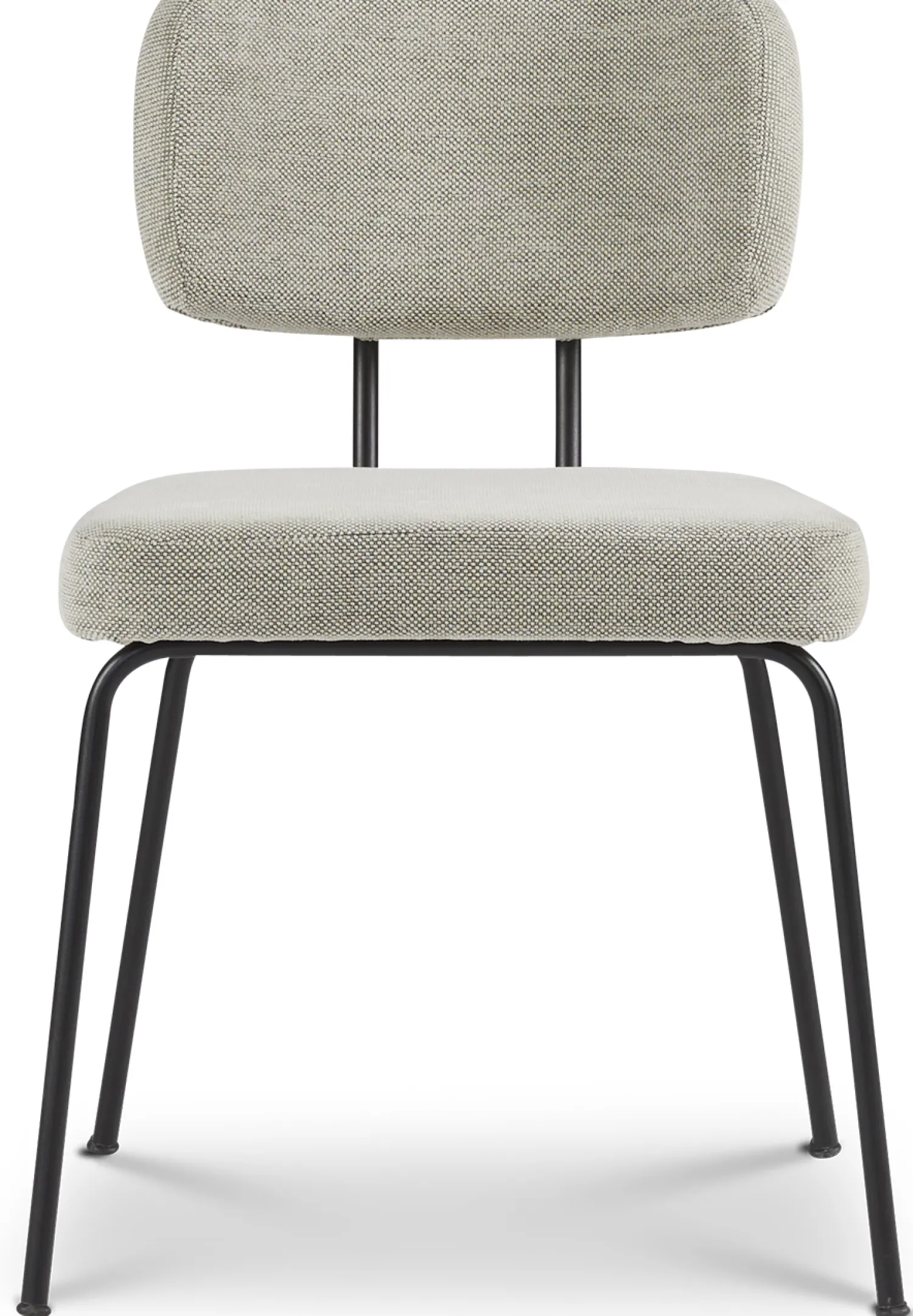 Eetkamerstoelen Zonder Armleuning-Eijerkamp Collectie Tom Onderstel Zwart Eetkamerstoel Multigrey