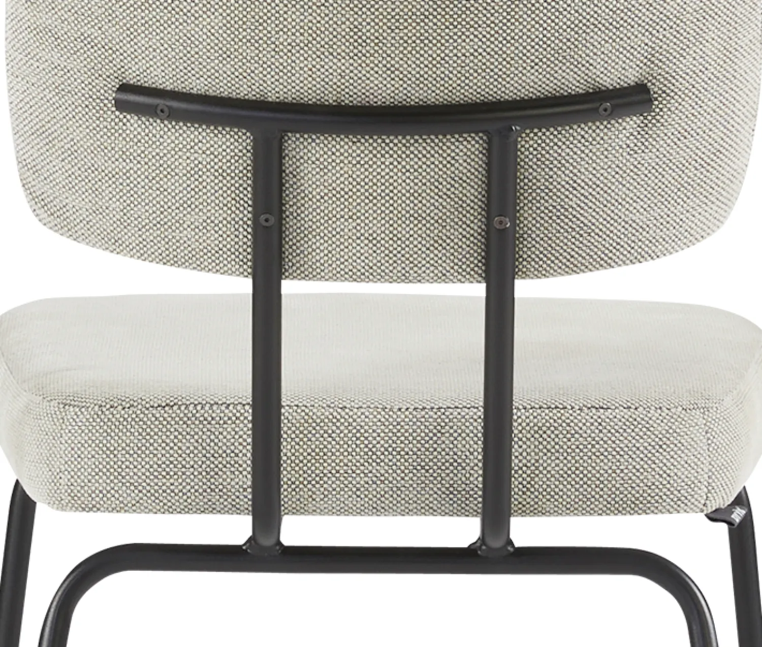 Eetkamerstoelen Zonder Armleuning-Eijerkamp Collectie Tom Onderstel Zwart Eetkamerstoel Multigrey