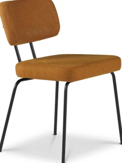Eetkamerstoelen Zonder Armleuning-Eijerkamp Collectie Tom Onderstel Zwart Eetkamerstoel Marroc