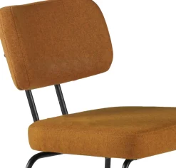 Eetkamerstoelen Zonder Armleuning-Eijerkamp Collectie Tom Onderstel Zwart Eetkamerstoel Marroc