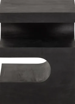 Houten Bijzettafels-WOOOD Toma Bijzetafel Black