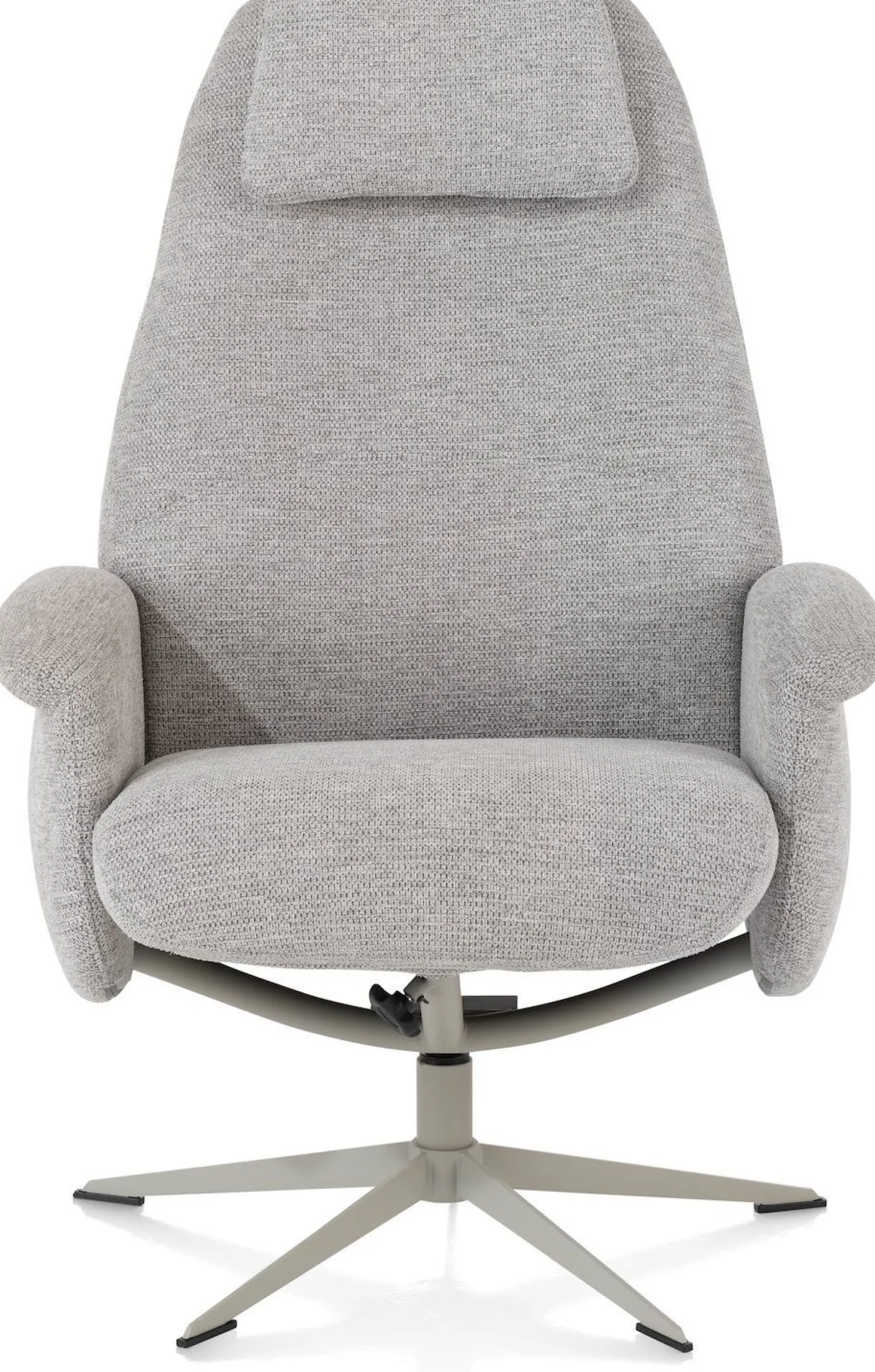 Draaifauteuils|Relaxfauteuils-XOOON Tonale Relaxfauteuil Kiezel