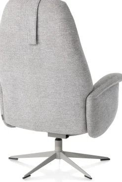 Draaifauteuils|Relaxfauteuils-XOOON Tonale Relaxfauteuil Kiezel