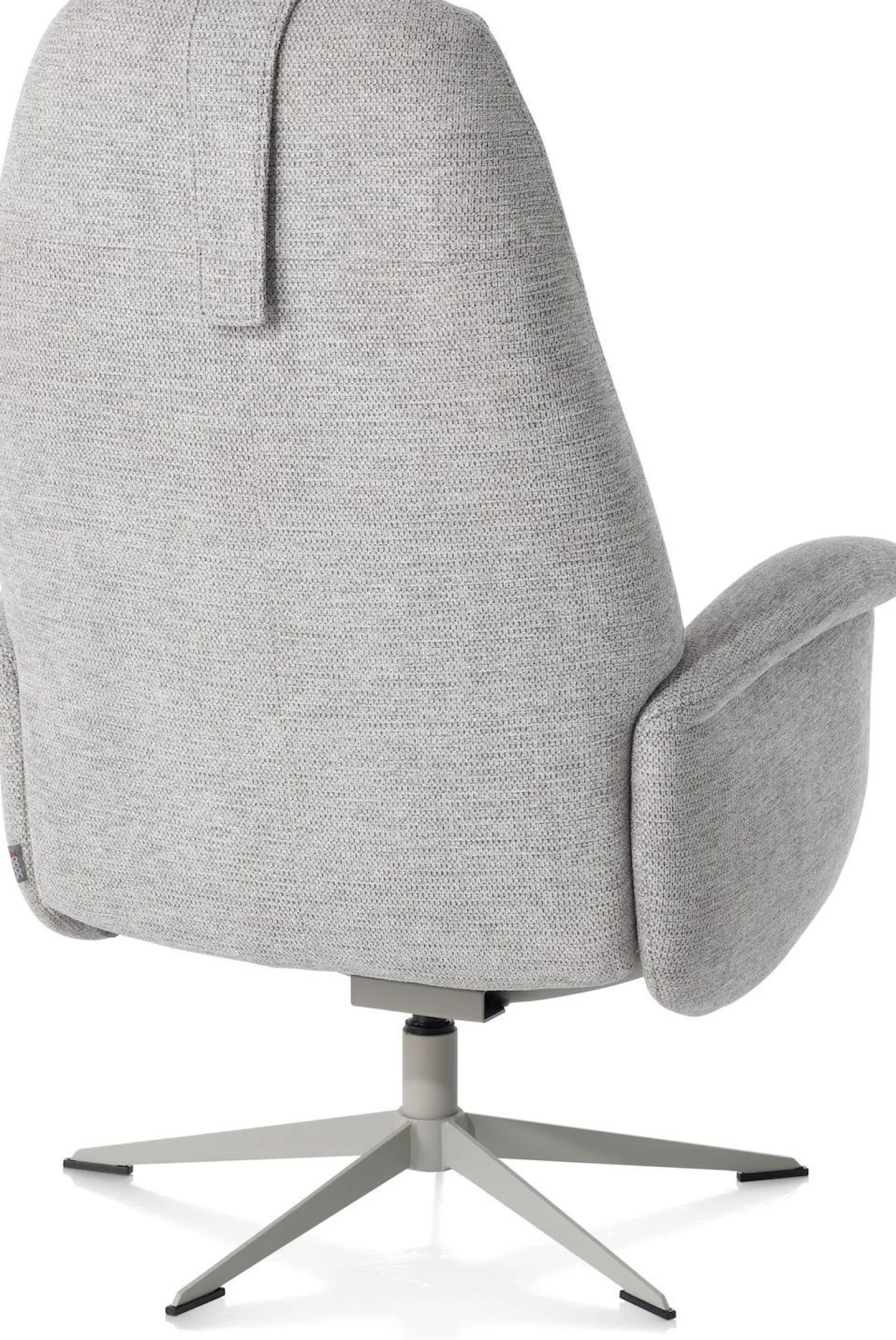 Draaifauteuils|Relaxfauteuils-XOOON Tonale Relaxfauteuil Kiezel