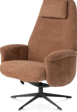 Draaifauteuils|Relaxfauteuils-XOOON Tonale Relaxfauteuil Koper
