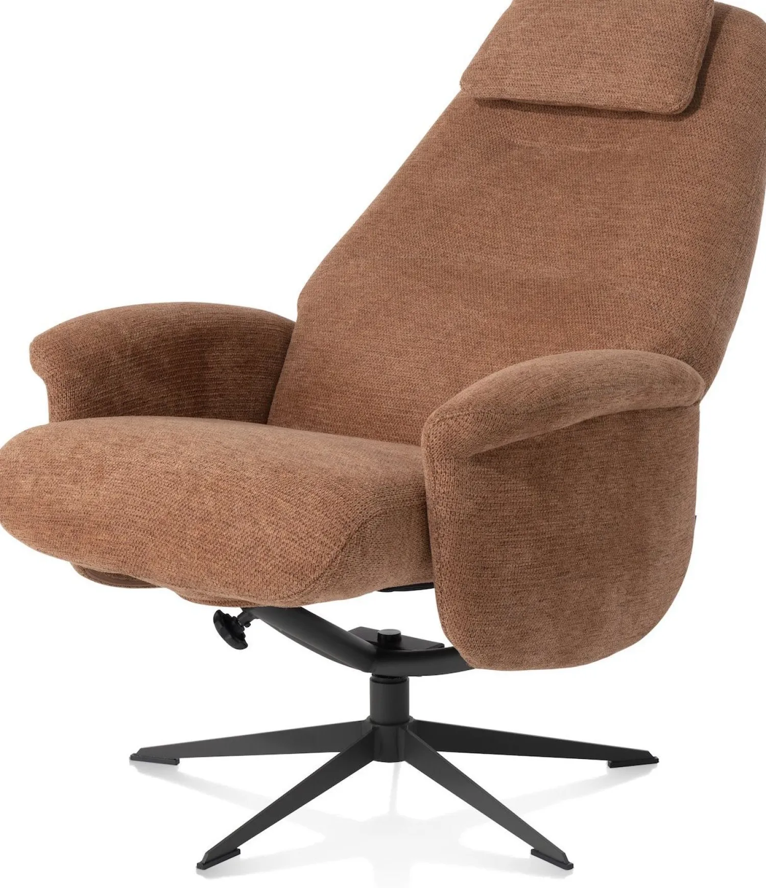 Draaifauteuils|Relaxfauteuils-XOOON Tonale Relaxfauteuil Koper