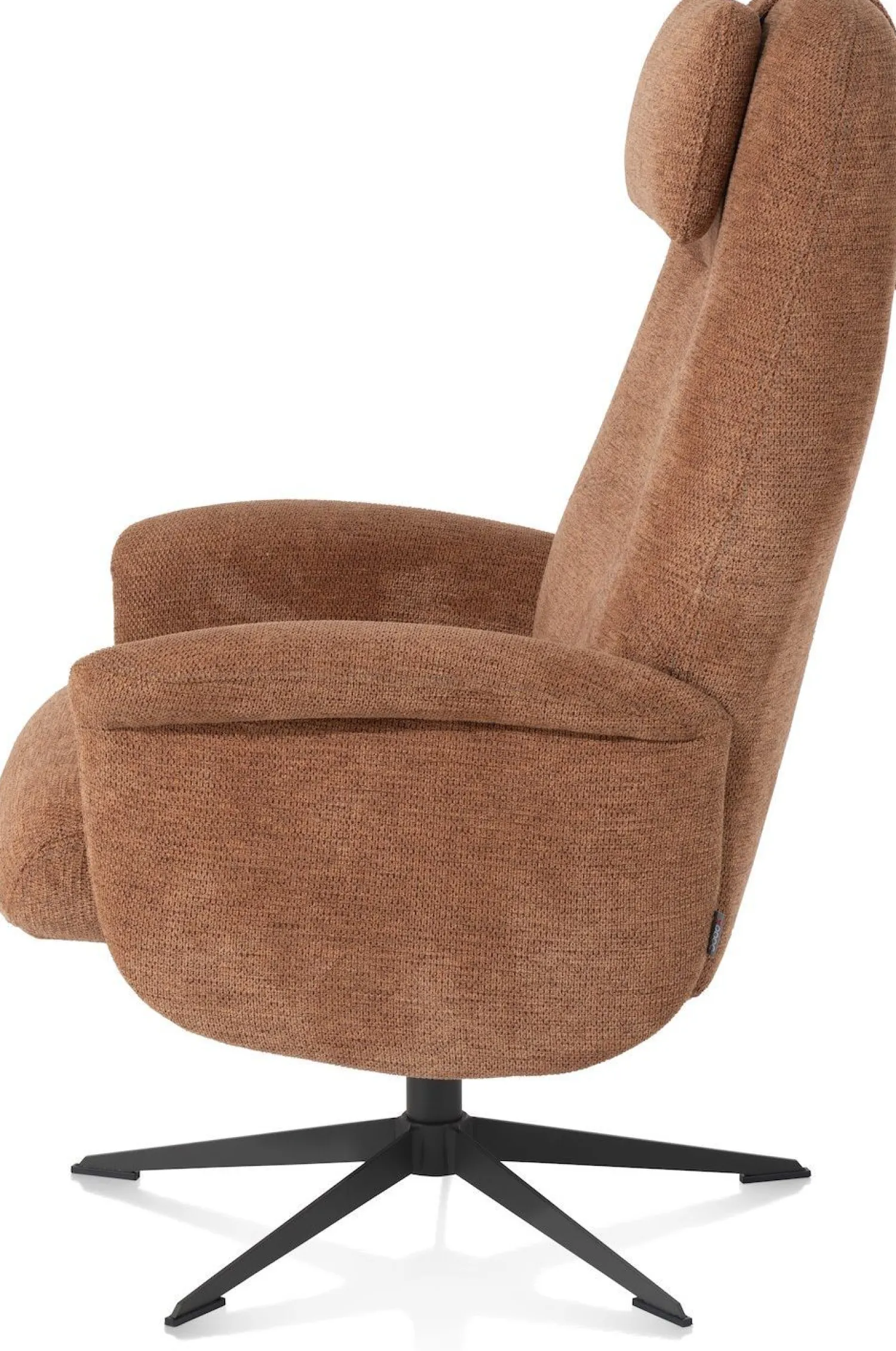 Draaifauteuils|Relaxfauteuils-XOOON Tonale Relaxfauteuil Koper