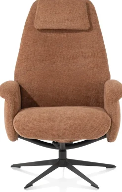 Draaifauteuils|Relaxfauteuils-XOOON Tonale Relaxfauteuil Koper