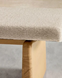 Zitbanken-Kave Home Topaz Bankje Naturel, Beige