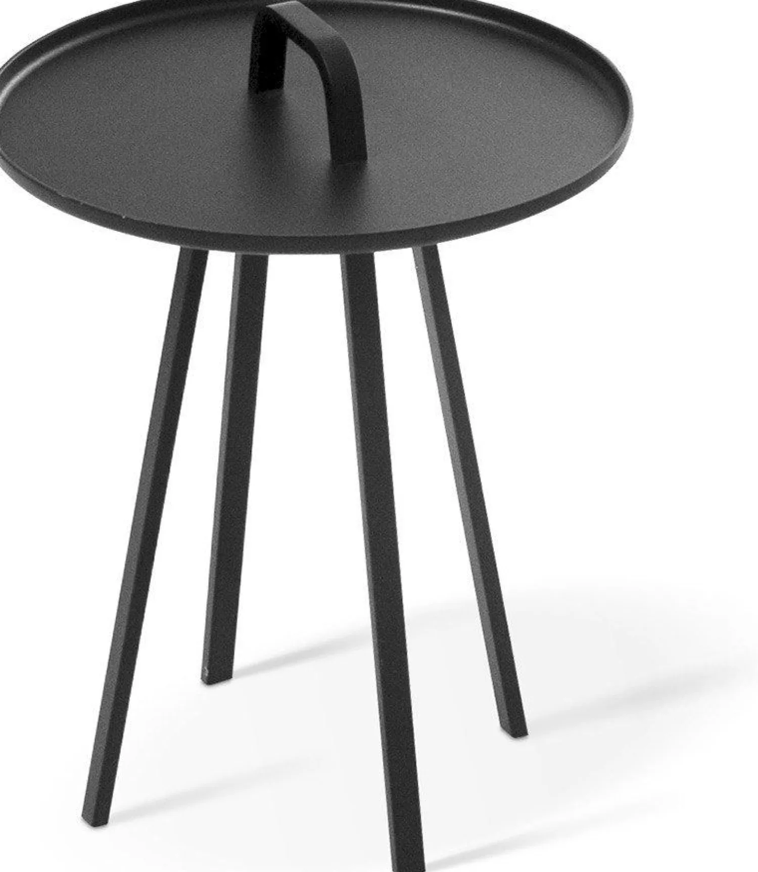 Ronde Bijzettafels-Montis Tor Bijzettafel zwart