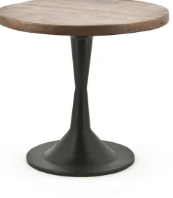 Houten Bijzettafels|Industriële Bijzettafels-By Boo Tornado Bijzettafel Black