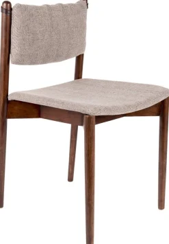 Eetkamerstoelen Zonder Armleuning-Dutchbone Torrance Eetkamerstoel Brown, Beige