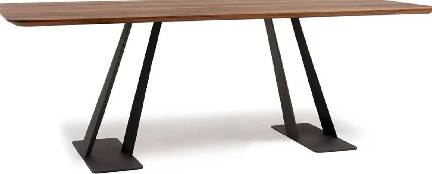 Houten Eettafels|Rechthoekige Eettafels-Harvink Tosca Eettafel Bruin