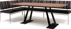Houten Eettafels|Rechthoekige Eettafels-Harvink Tosca Eettafel Bruin