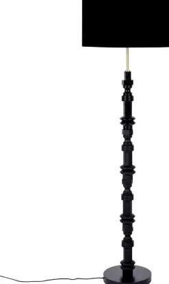 Vloerlampen|Vloerlampen-Zuiver Totem Vloerlamp Zwart