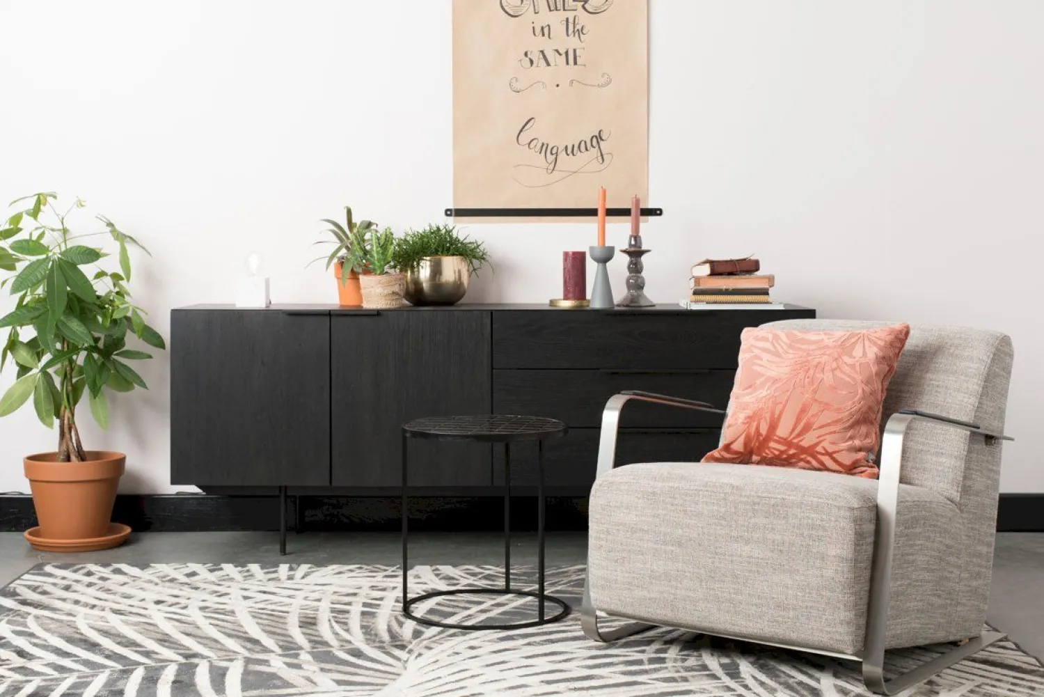 Dressoirs-Zuiver Travis Dressoir Black