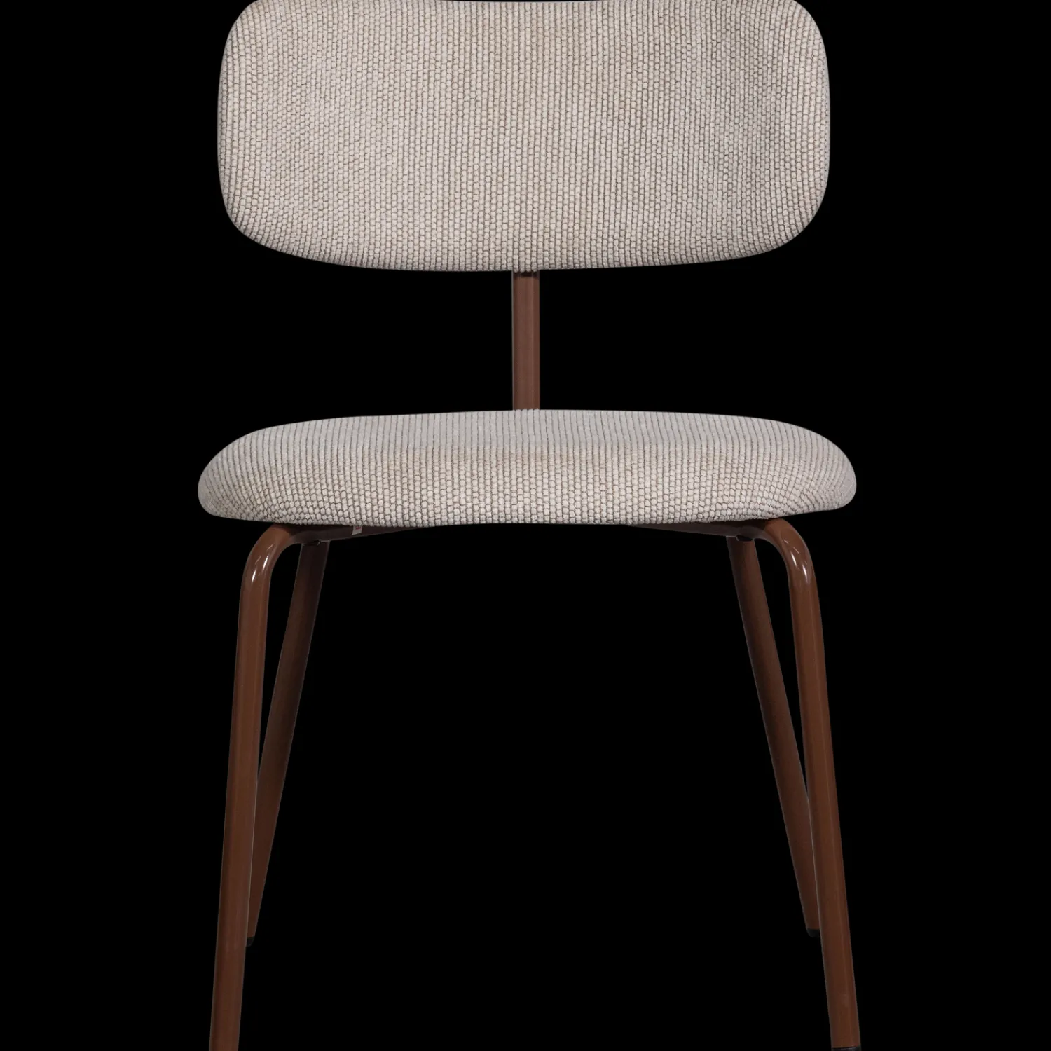 Eetkamerstoelen Zonder Armleuning-WOOOD Travis Eetkamerstoel Off White