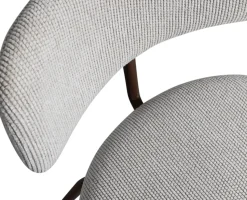Eetkamerstoelen Zonder Armleuning-WOOOD Travis Eetkamerstoel Off White