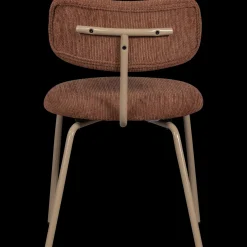 Eetkamerstoelen Zonder Armleuning-WOOOD Travis Eetkamerstoel Brown
