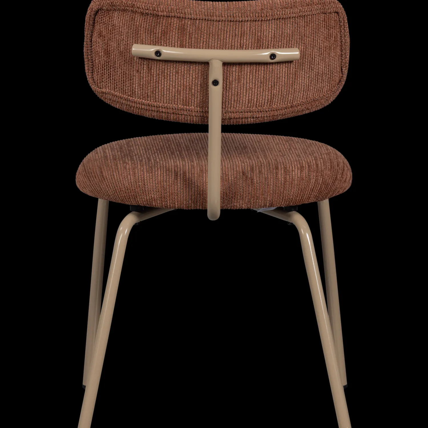 Eetkamerstoelen Zonder Armleuning-WOOOD Travis Eetkamerstoel Brown