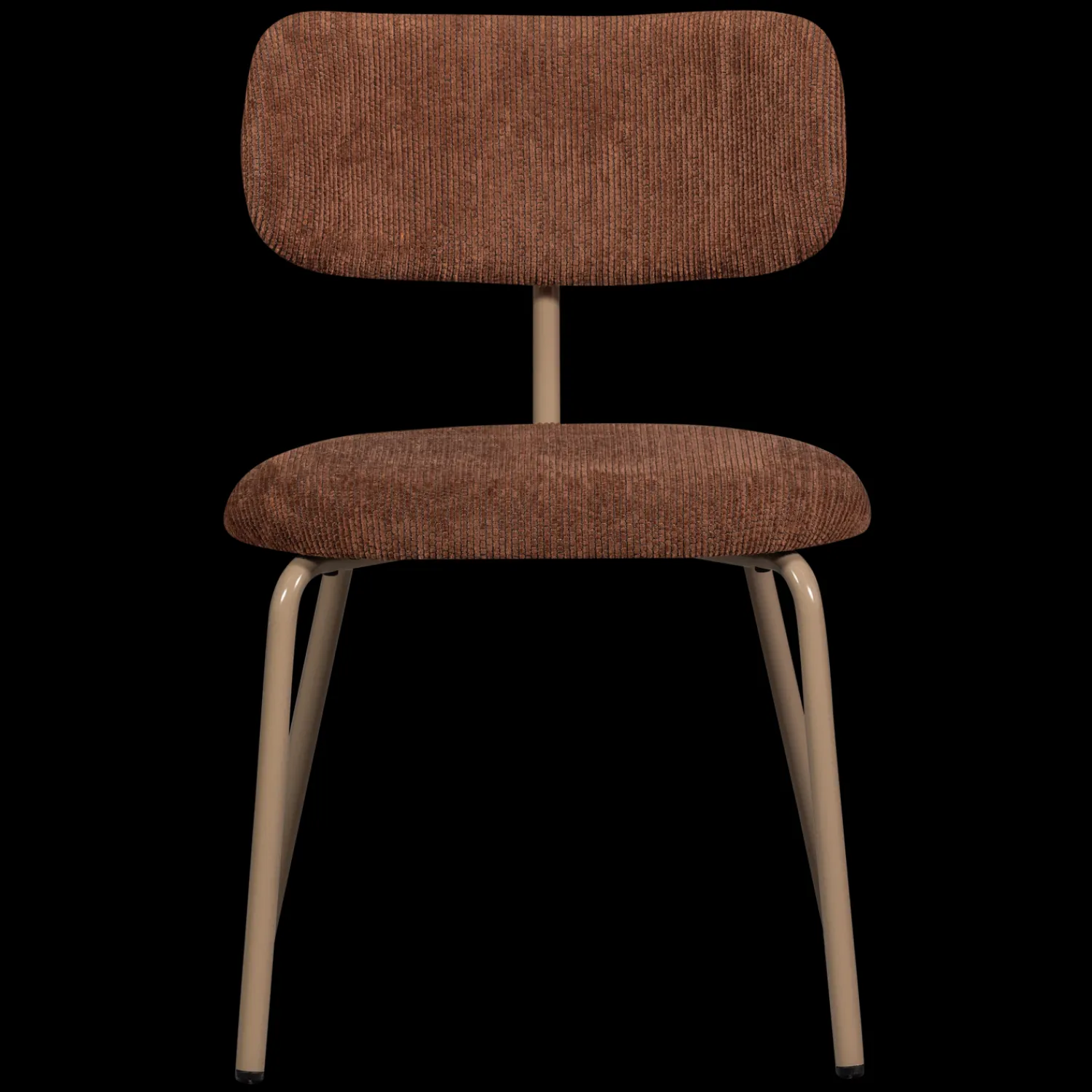 Eetkamerstoelen Zonder Armleuning-WOOOD Travis Eetkamerstoel Brown