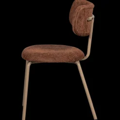 Eetkamerstoelen Zonder Armleuning-WOOOD Travis Eetkamerstoel Brown