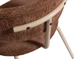 Eetkamerstoelen Zonder Armleuning-WOOOD Travis Eetkamerstoel Brown