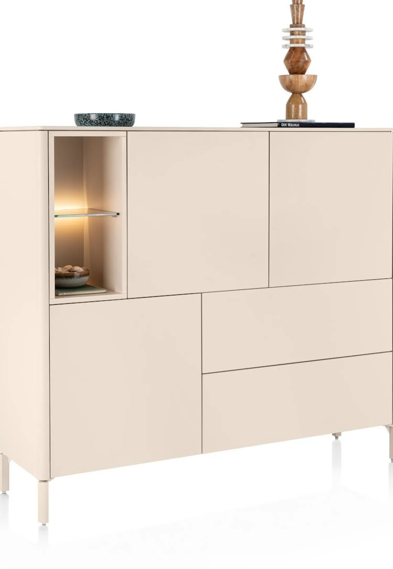 Dressoirs-XOOON Trentino Dressoir Creme