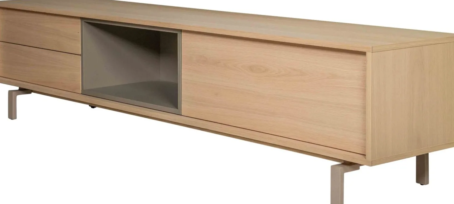 Tv-Meubels-Eijerkamp Collectie Treviso Tv-meubel Quartz, Naturel