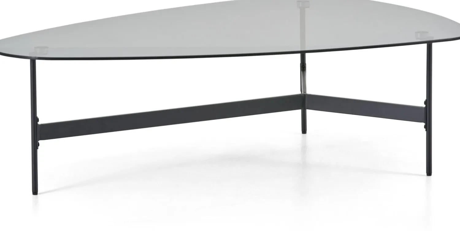 Organische Salontafels-Montèl Triangle Salontafel Smoked