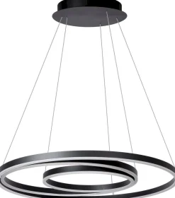 Moderne Hanglampen|Moderne Hanglampen-Lucide Triniti Hanglamp Zwart