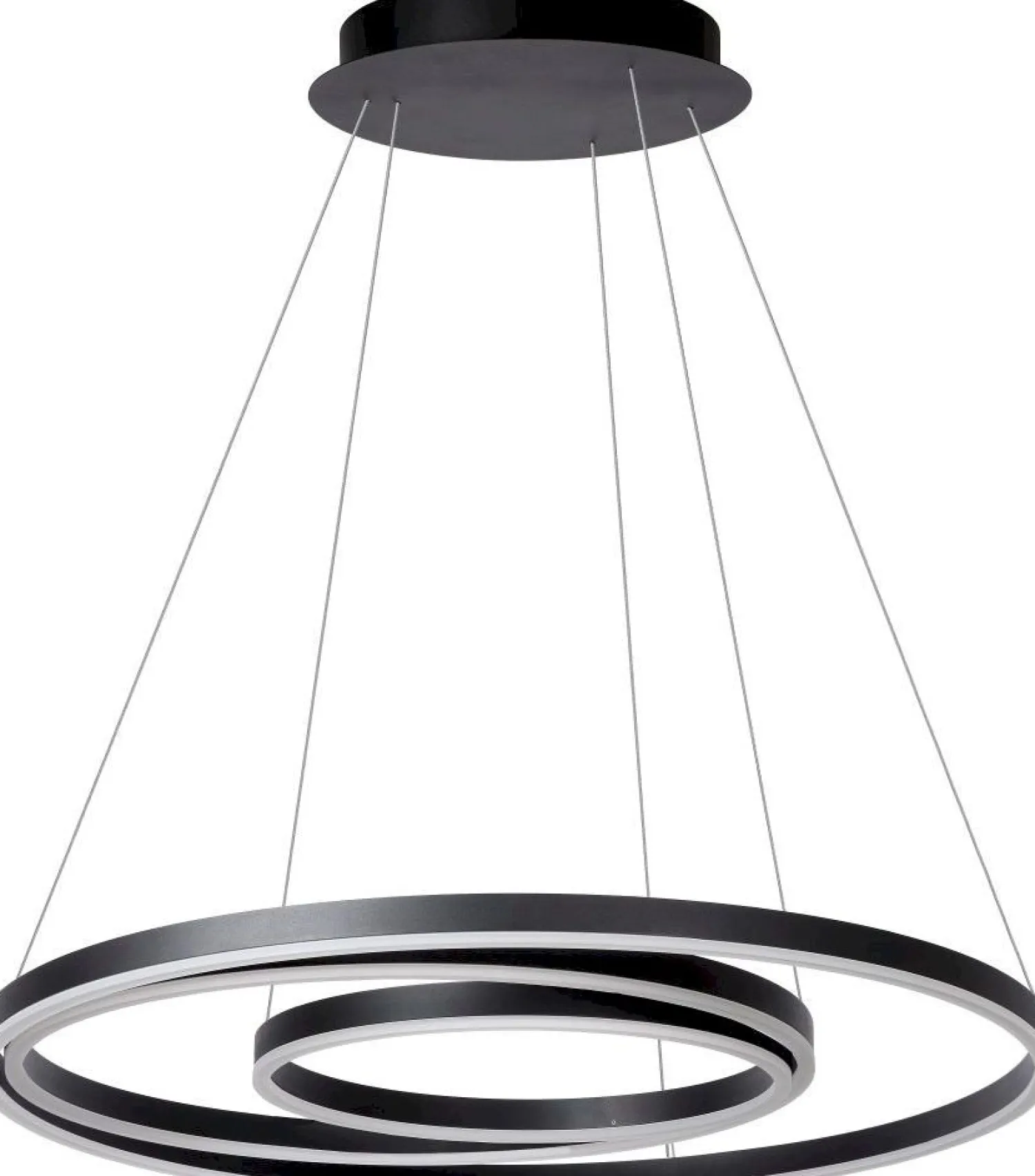 Moderne Hanglampen|Moderne Hanglampen-Lucide Triniti Hanglamp Zwart