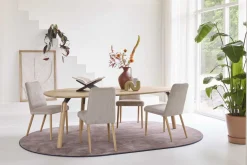 Organische Eettafels-Bert Plantagie Trinity Eettafel Naturel