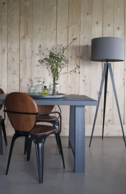 Moderne Vloerlampen|Vloerlampen-Zuiver Tripod Vloerlamp BLACK, GREY