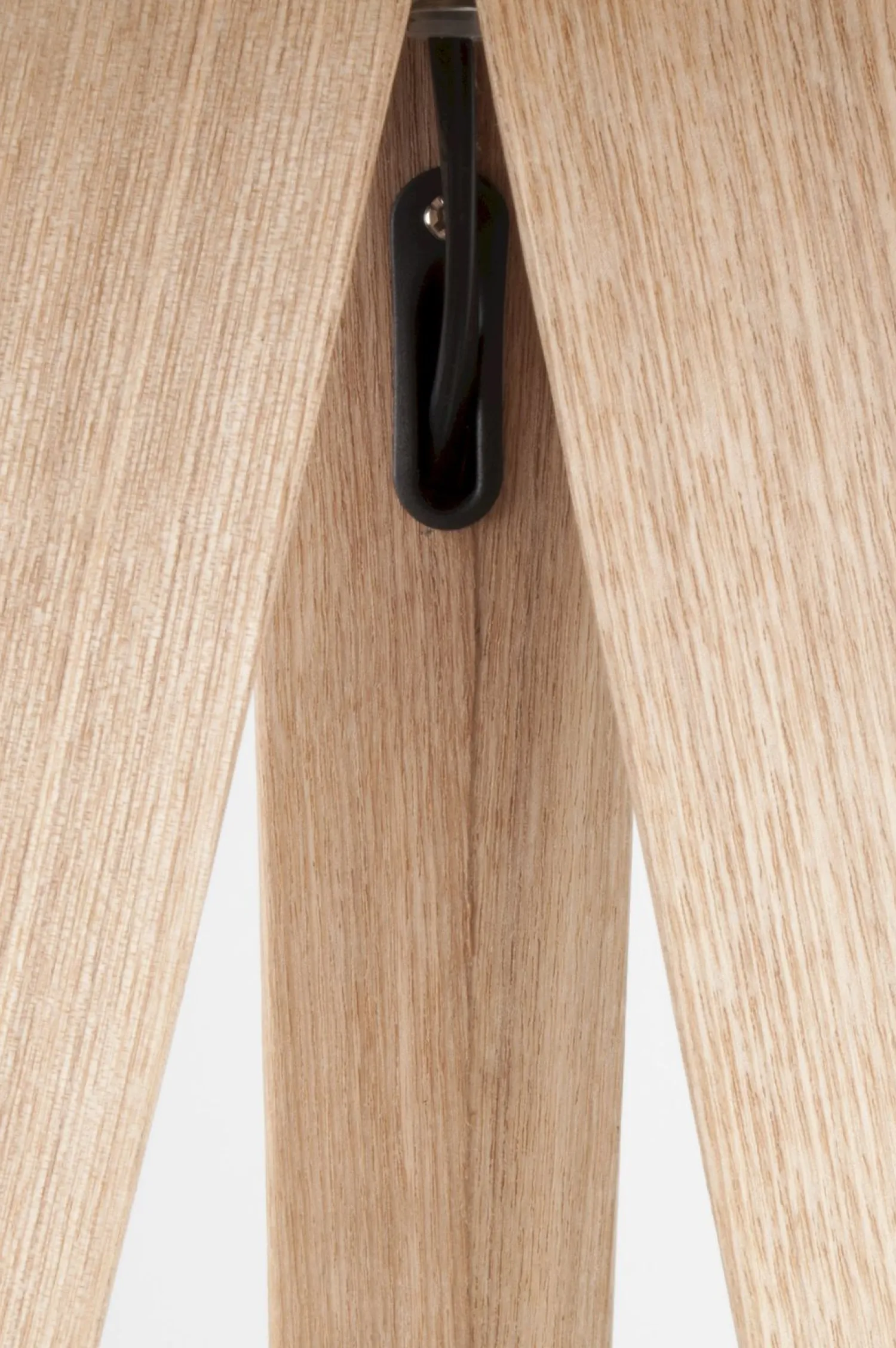 Houten Vloerlampen|Vloerlampen-Zuiver Tripod Wood Vloerlamp Black