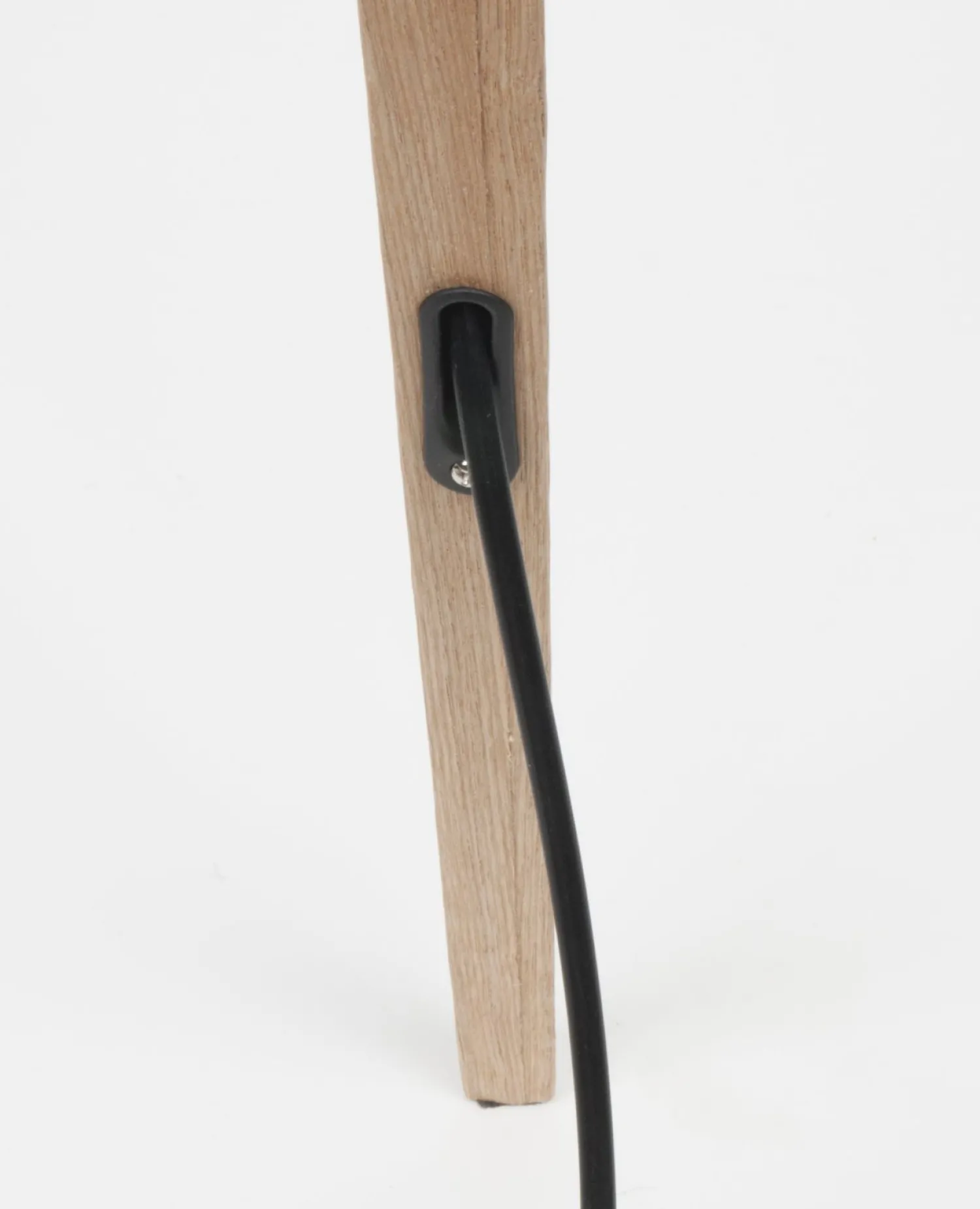 Houten Vloerlampen|Vloerlampen-Zuiver Tripod Wood Vloerlamp Black