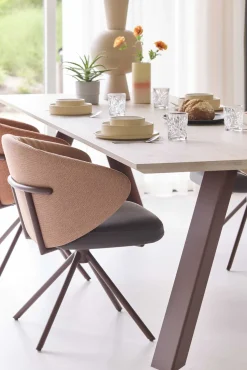 Rechthoekige Eettafels-Bert Plantagie Tristan Eettafel Naturel