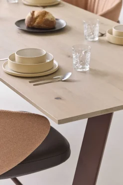 Rechthoekige Eettafels-Bert Plantagie Tristan Eettafel Naturel