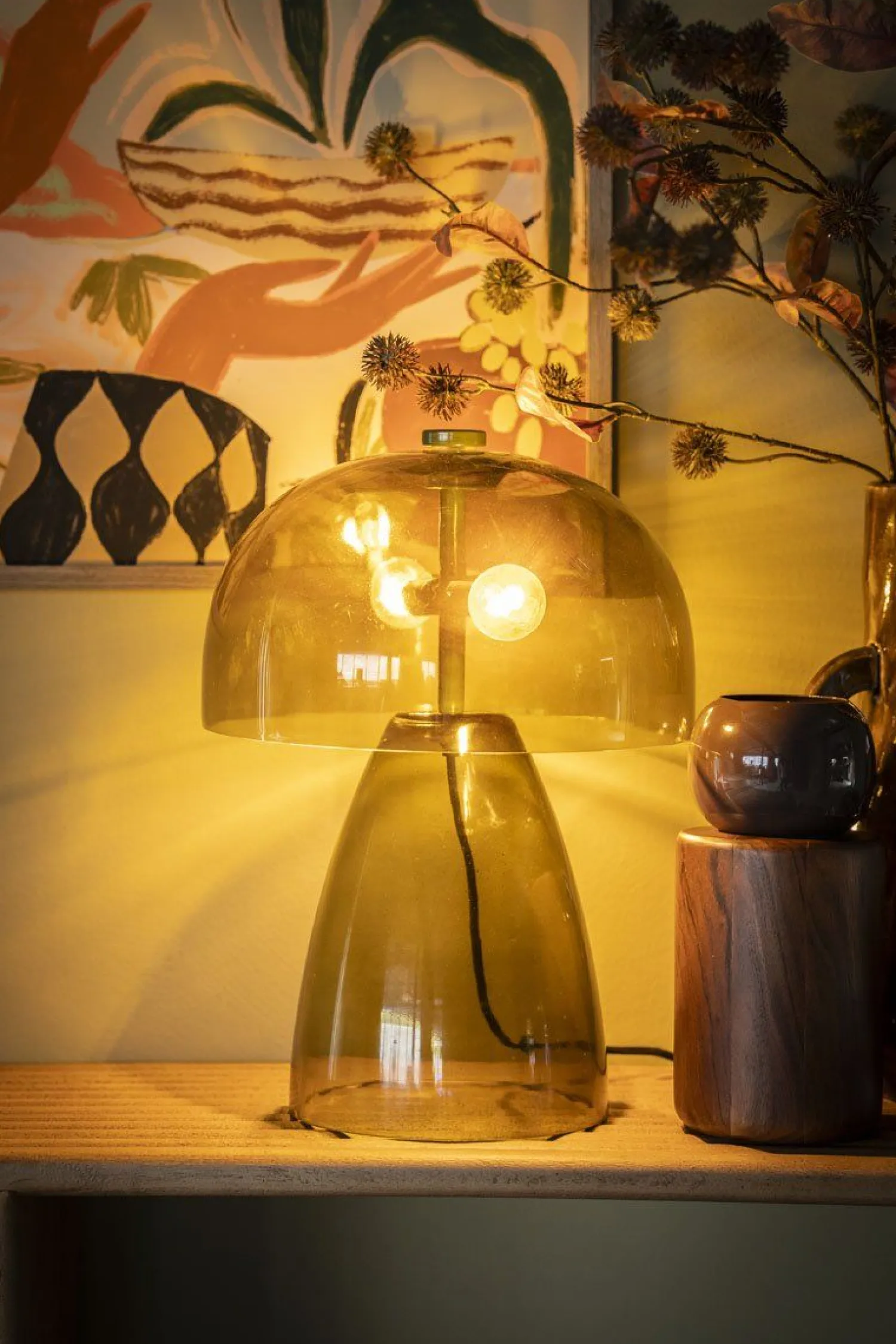 Moderne Tafellampen|Tafellampen-By Boo Tubi Tafellamp Groen