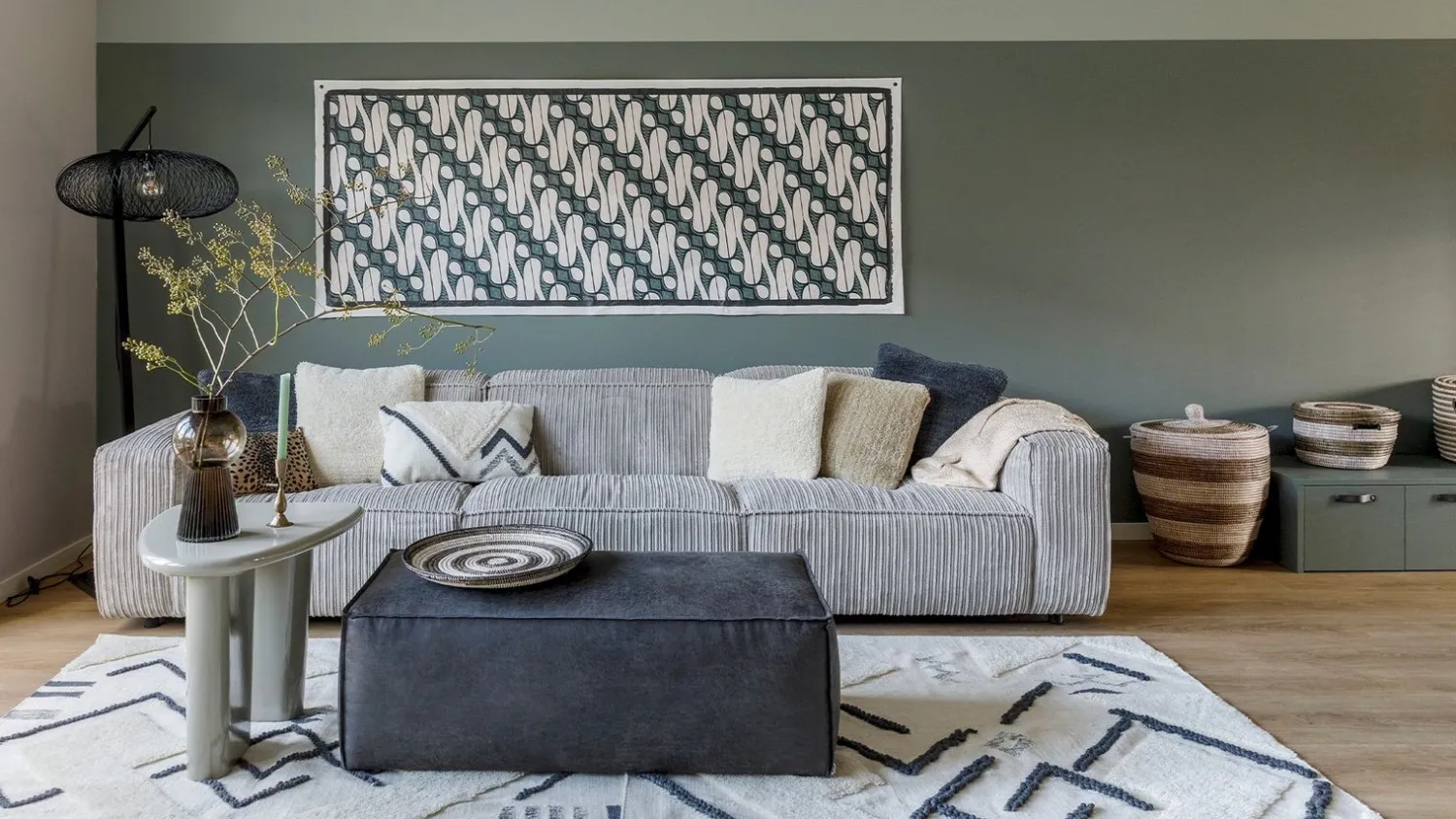 Sierkussens & Plaids-Eijerkamp Collectie Tufted Sierkussen Ivory White